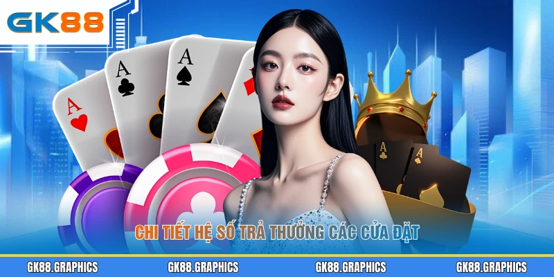 Chi tiết hệ số trả thưởng các cửa đặt