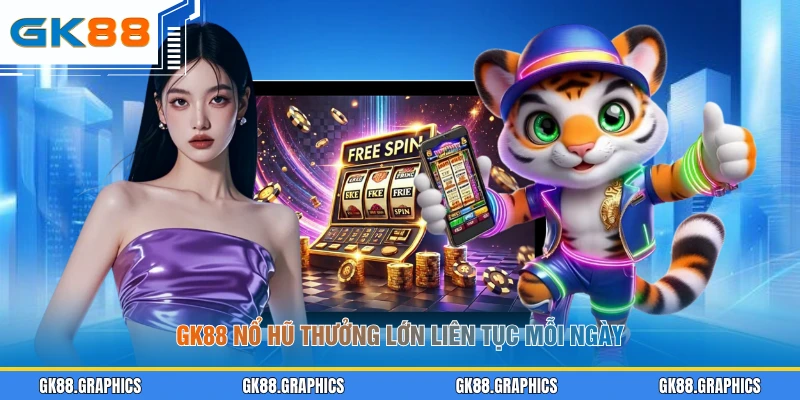 GK88 nổ hũ thưởng lớn liên tục mỗi ngày